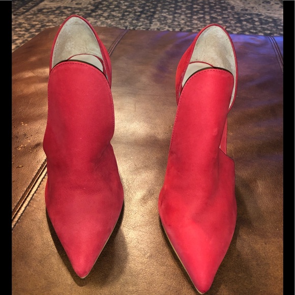 Aldo Shoes - Aldo Red Sueded Heels